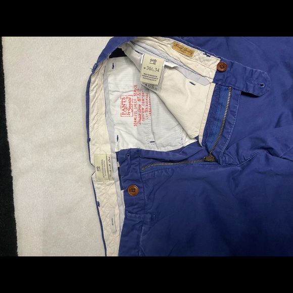 Scotch and Soda Blue Chino pants 30W 34L - Picture 3 of 4